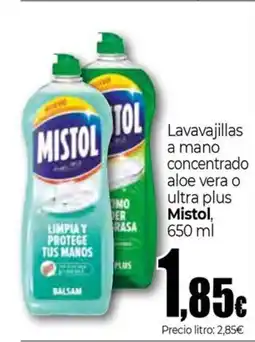 Unide Market MISTOL Lavavajillas a mano concentrado aloe vera o ultra plus oferta