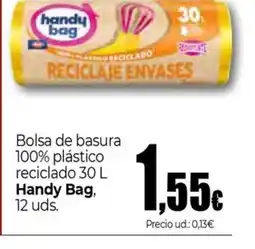 Unide Market HANDY BAG Bolsa de basura 100% plástico reciclado oferta