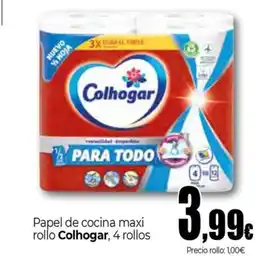 Unide Market COLHOGAR Papel de cocina maxi rollo 4 rollos oferta