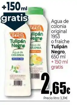 Unide Market TULIPAN NEGRO Agua de colonia original 1953 o fraiche oferta