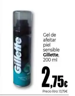 Unide Market GILLETTE Gel de afeitar pil sensible oferta