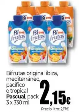 Unide Market PASCUAL Bifrutas original ibiza, mediterráneo, pacífico o tropical oferta