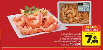 Langostino cocido