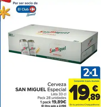 SAN MIGUEL Cerveza Especial