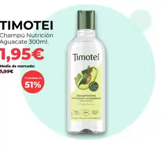 TIMOTEI Champú Nutrición Aguacate