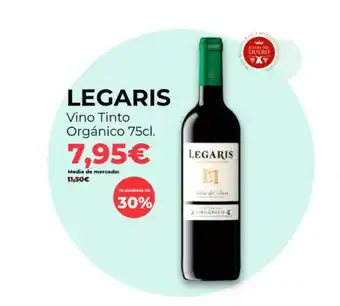 LEGARIS Vino Tinto Orgánico