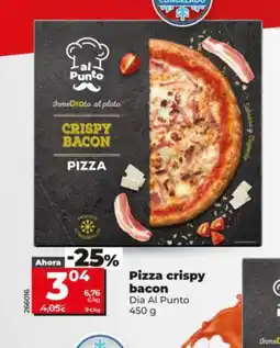Dia DIA AL PUNTO Pizza crispy bacon oferta