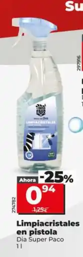 Dia DIA SUPER PACO Limpiacristales en pistola oferta