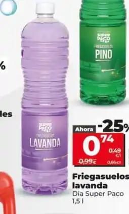 Dia DIA SUPER PACO Friegasuelos lavanda oferta