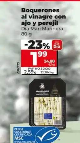 Dia DIA MARI MARINERA Boquerones al vinagre con ajo y perejil oferta