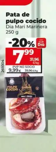 Dia DIA MARIE MARINERA Pata de pulpo cocido oferta