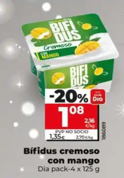 Dia Bífidus cremoso con mango oferta