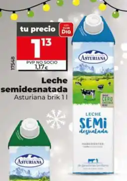 Dia ASTURIANA Leche semidesnatada oferta