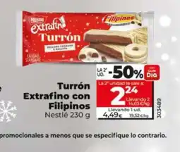 Dia NESTLÉ Turrón Extrafino con Filipinos oferta