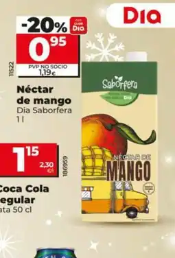 Dia DIA SABORFERA Néctar de mango oferta