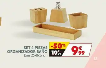 GiFi Set 4 Piezas Organizador Baño oferta