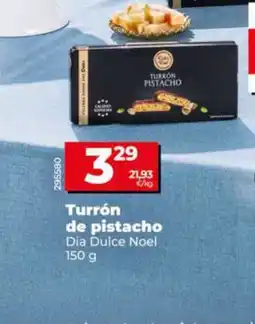 Dia DIA DULCE NOEL Turrón de pistacho oferta