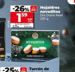 Dia DIA DULCE NOEL Hojaldres nevaditos oferta