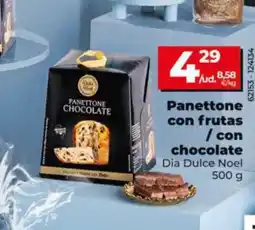 Dia DIA DULCE NOEL Panettone con frutas / con chocolate oferta