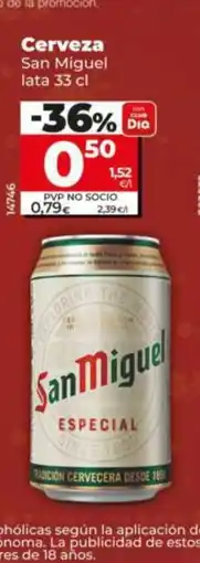 Dia SAN MIGUEL Cerveza oferta