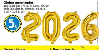 Globos metalizados