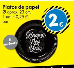 TEDi Platos de papel oferta