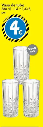 TEDi Vaso de tubo oferta