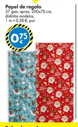 TEDi Papel de regalo oferta