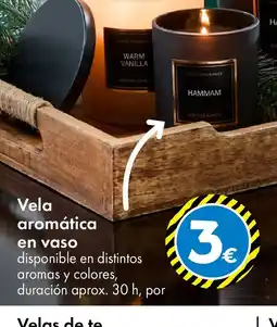 TEDi Vela aromática en vaso oferta
