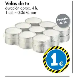 TEDi Velas de te oferta