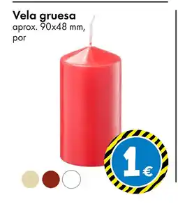 TEDi Vela gruesa oferta