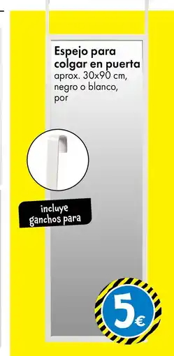 TEDi Espejo para colgar en puerta oferta