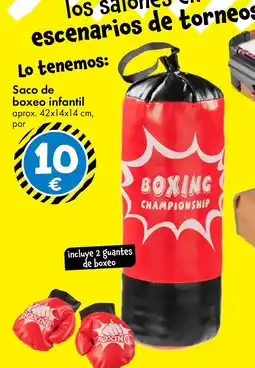 TEDi Saco de boxeo infantil oferta