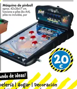 TEDi Máquina de pinbal oferta