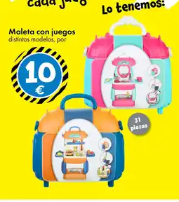 TEDi Maleta con juegos oferta