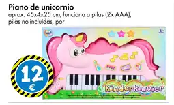 TEDi Piano de unicornio oferta