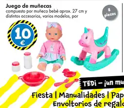 TEDi Juego de muñecas oferta