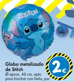 TEDi Globo metalizado de Stitch oferta