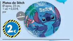 TEDi Platos de Stitch oferta