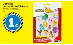 TEDi Goma de borrar XL de Pokémon oferta