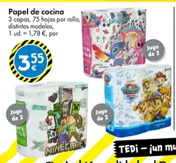TEDi Papel de cocina oferta