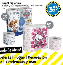 TEDi Papel higiénico oferta