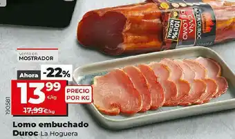 Dia Supermercados Lomo Embuchado Duroc oferta
