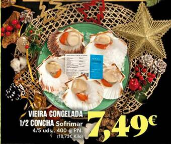 Gadis Vieira Congelada 1 2 Concha Sofrimar oferta