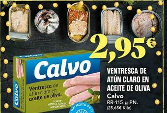Gadis Ventresca De Atún Claro En Aceite De Oliva Calvo oferta