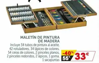 GiFi Maletín De Pintura De Madera oferta