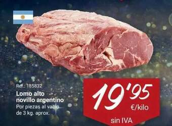 Makro Lomo Alto Novillo Argentino oferta