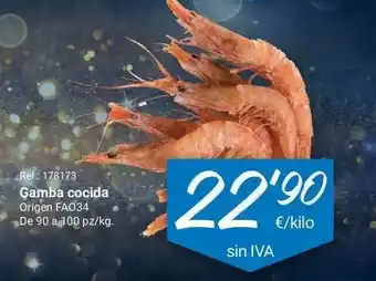 Makro Gamba Cocida oferta