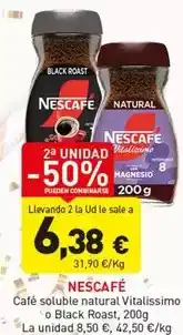 Nescafé - café soluble natural vitalissimo o black roast