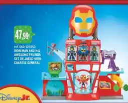 Juguetilandia Iron man - set de juego ron- cuartel general oferta
